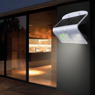 Precio al por mayor luces de pared solares al aire libre impermeable Sensor de movimiento Solar luces al aire libre para puerta delantera
