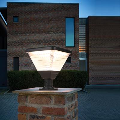 Luz solar para césped Inspire Aluminio Ip65 Lámpara de bolardo led para exteriores Proveedor de lámpara solar para jardín
