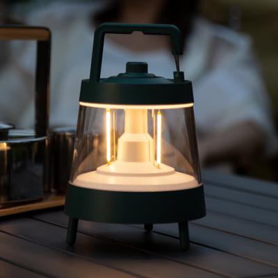 8000mAh battrie interruptor multifuncional Control colgante LED Lanterna atmósfera Camping luz decorativa con lámpara de gancho