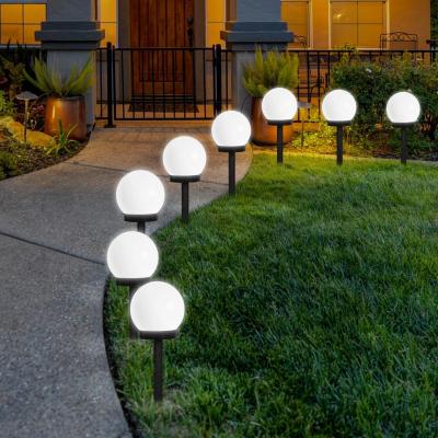 Luz LED Solar para jardín, lámpara impermeable para exteriores, camino de luz para césped, lámpara de paisaje para patio de casa, césped de entrada