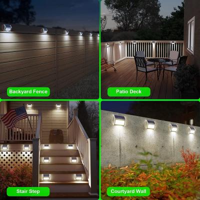 Proveedores Solar Fence Deck Powered Impermeable Exterior Wall LED Lights