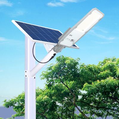Sensor de alumbrado público Motion Ip65 300w todo en una farola LED solar con poste