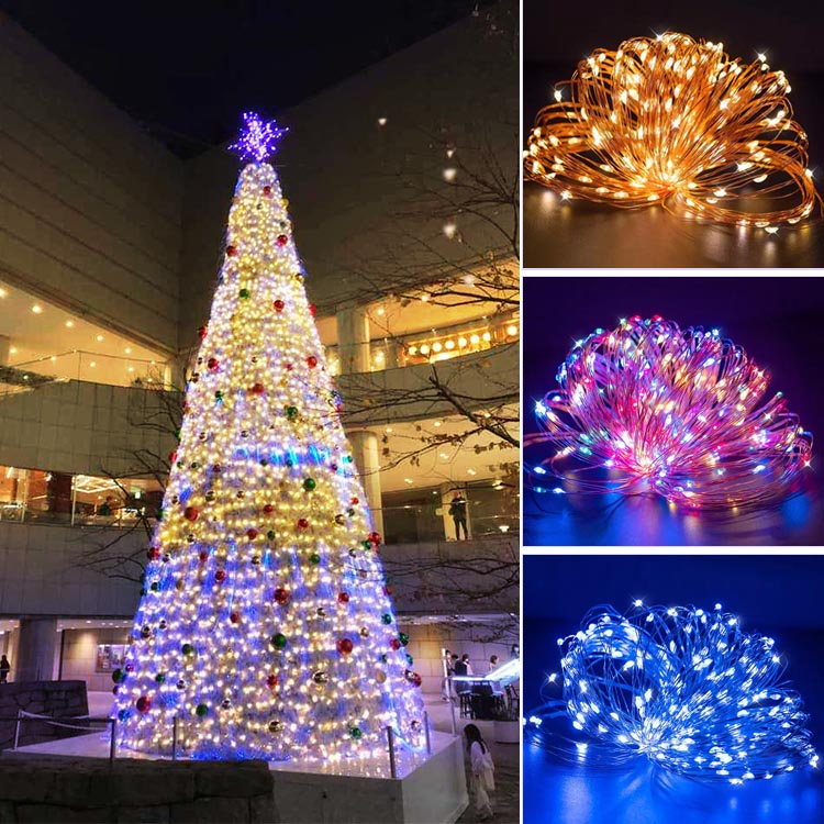 Cómo colgar luces navideñas al aire libre